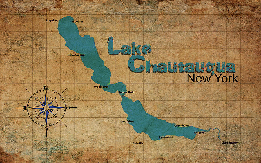 Lake Chautauqua NY Digital Art by Greg Sharpe