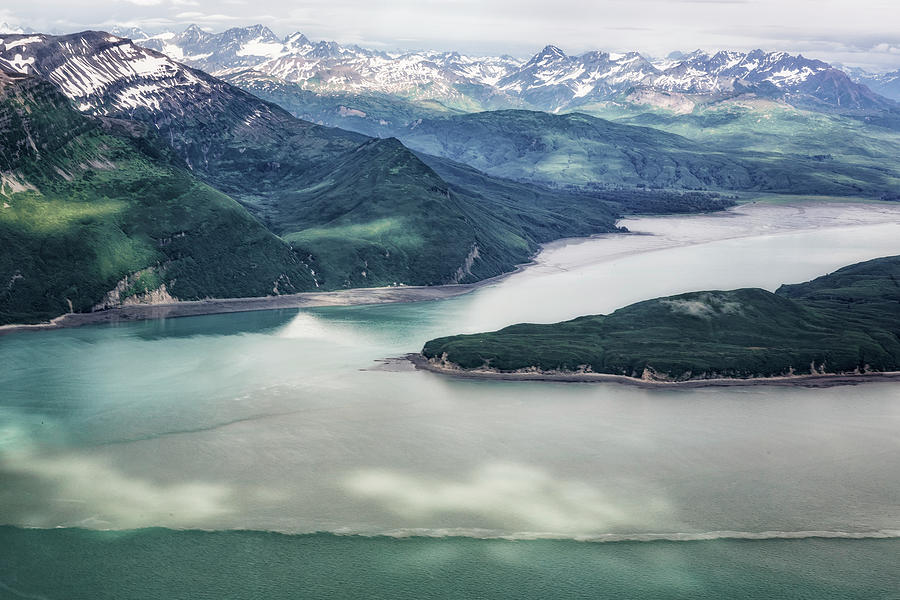Lake Clark NP from the Plane Photograph by Belinda Greb
