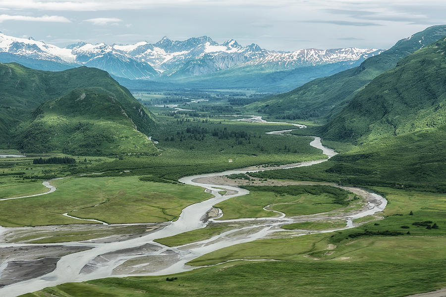 Lake Clark NP from the Plane, No. 2 Photograph by Belinda Greb