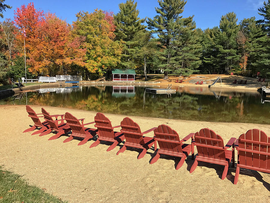 Lake Club in Fall Photograph by Donna Doherty