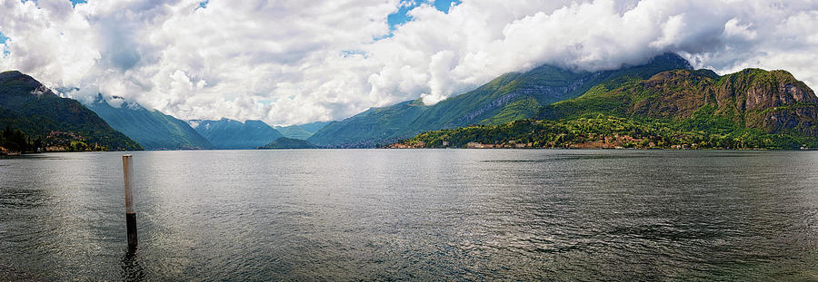Nature Photograph - Lake Como View at Bellagio by Joan Carroll