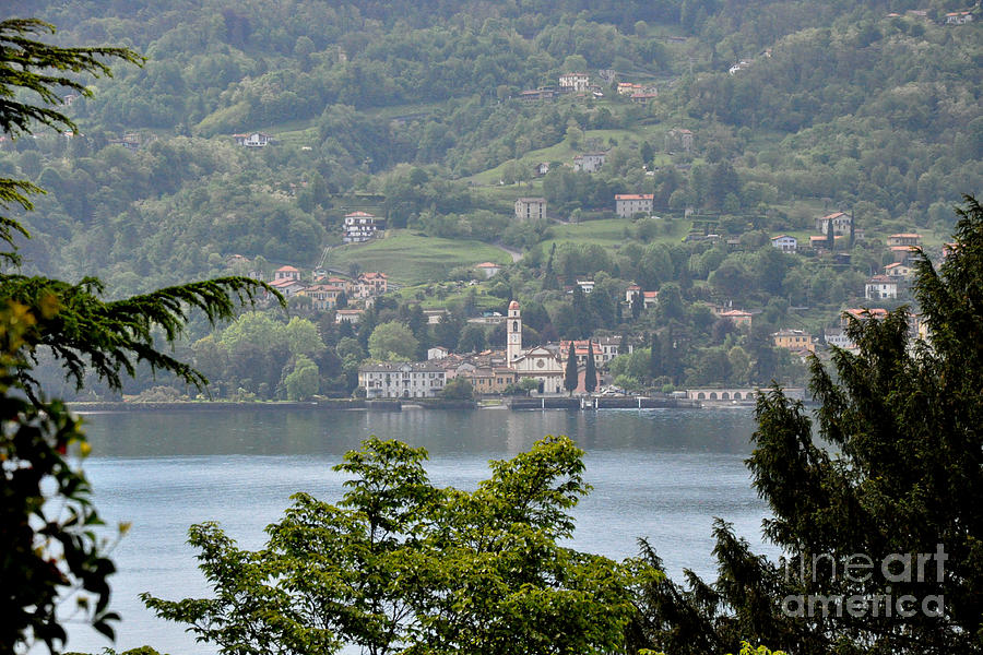 Lake Como View from Villa Carlotta Italy Photograph by Tatyana Searcy