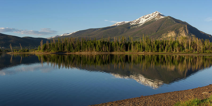 Lake Dillon Reflection Photograph by Aaron Spong