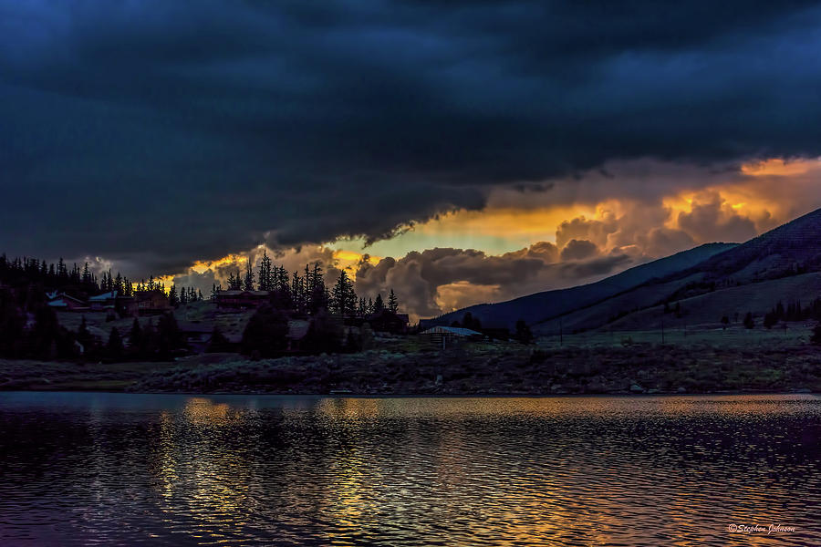Lake Dillon Stormy Sunset Photograph by Stephen Johnson