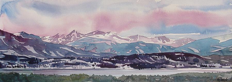 Colorado Landscape Painting - Lake Dillon by Ugljesa Janjic