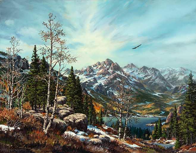 Lake Dillon Painting by W Scott Fenton Lake Dillon Painting by W Scott Fenton