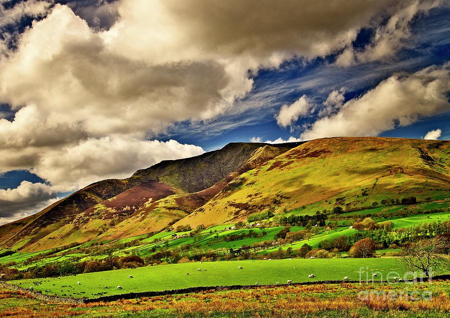 Lake District Fells and Blencathra Photograph by Martyn Arnold