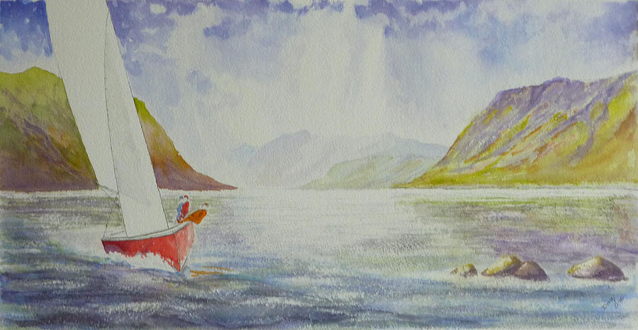 Landscape Painting - Lake District Memories by David Godbolt