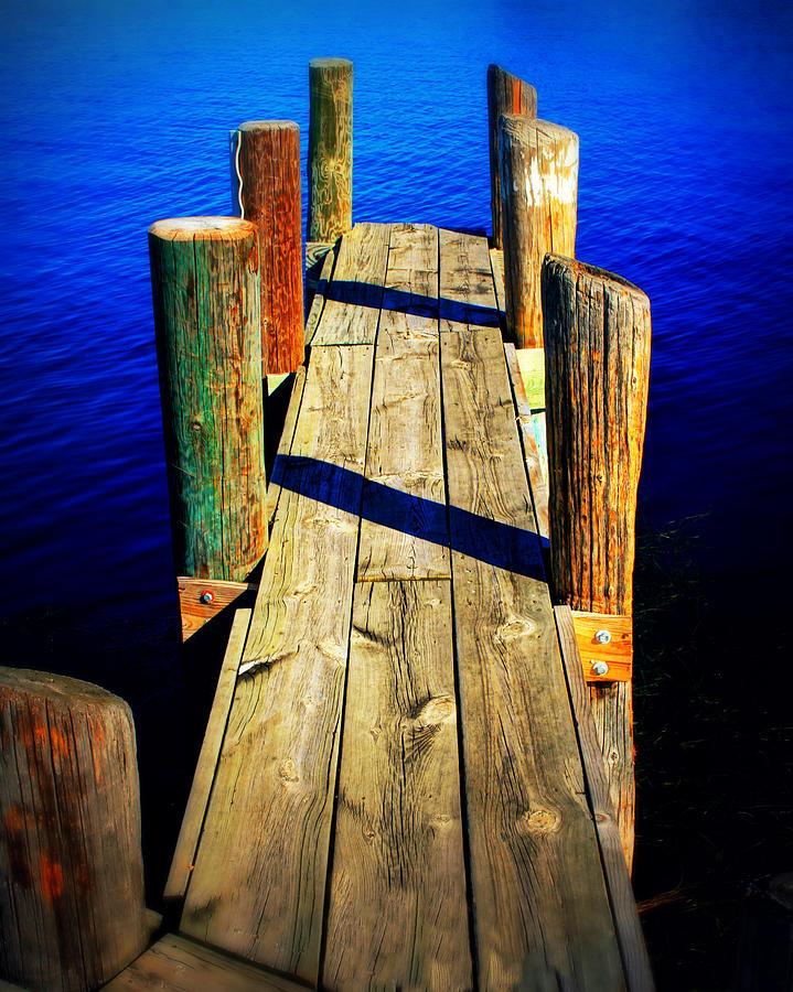 Lake Dock Photograph by Perry Webster