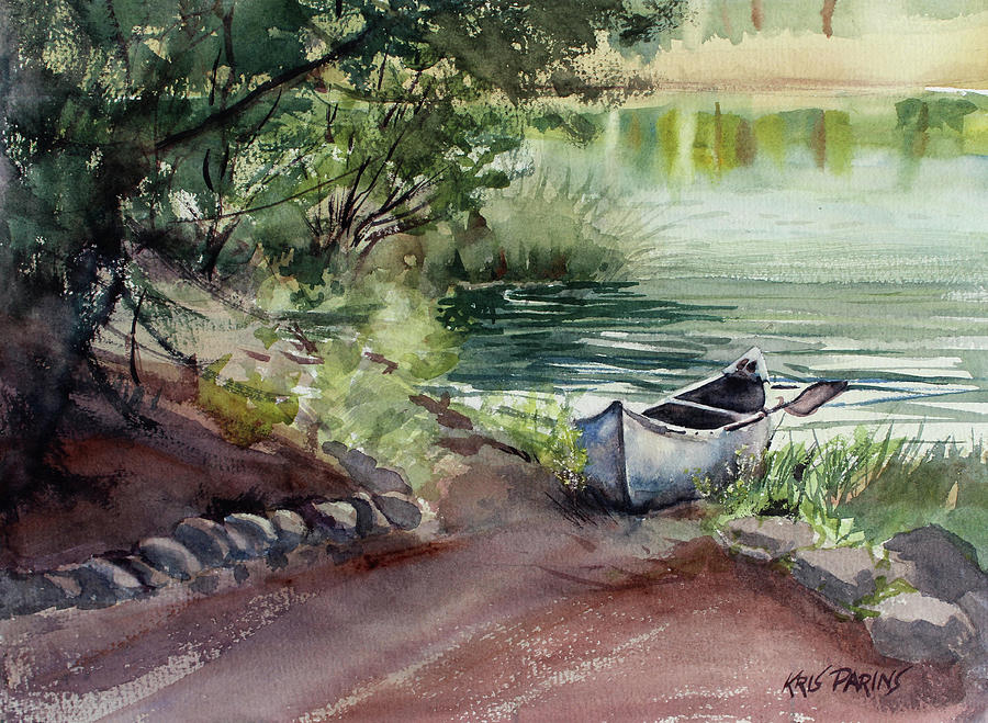 Lake Dreams Painting by Kris Parins