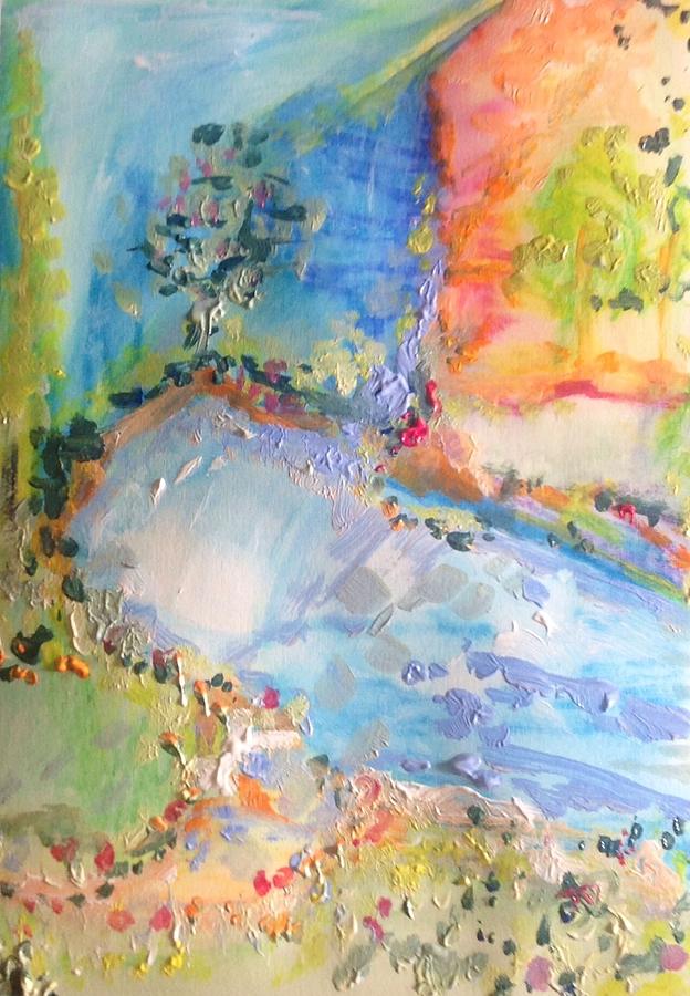 Lake  Dukan  Painting by Judith Desrosiers
