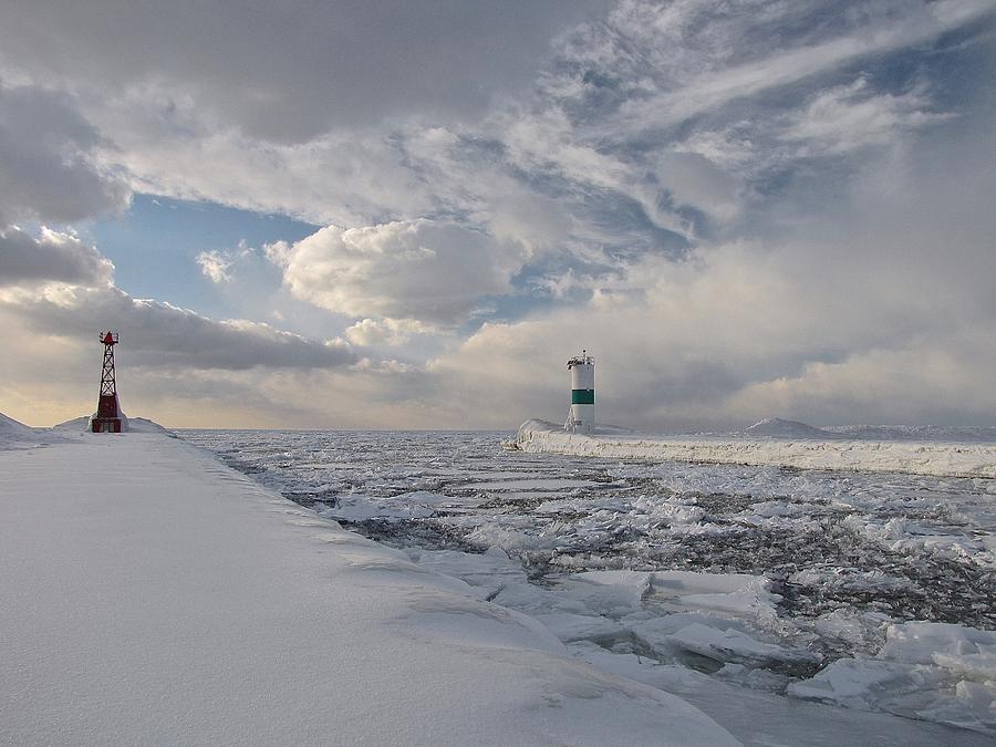 Winter Wonderland In Pentwater Michigan Photograph by Jane Greiner