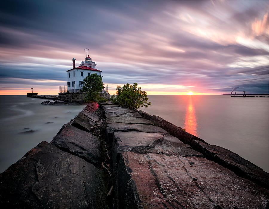 Lake Erie Solstice Photograph by Matt Hammerstein