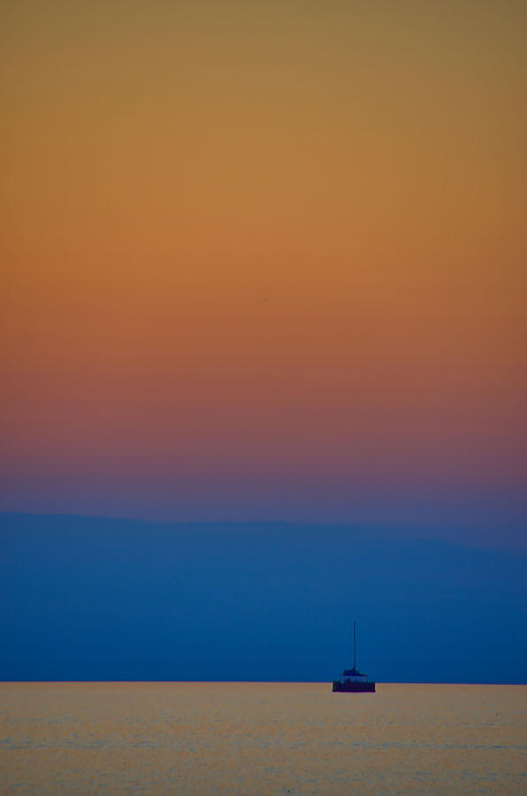 Lake Erie Sunset Photograph by Steven Richman