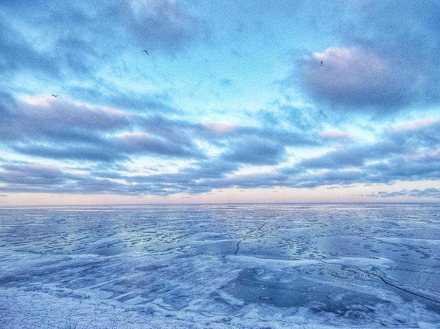 Lake Erie Winter Photograph by Jeff Paul - Fine Art America