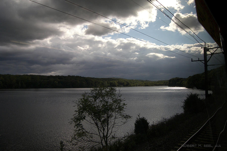 Lake Estling from Train Photograph by Robert M Seel