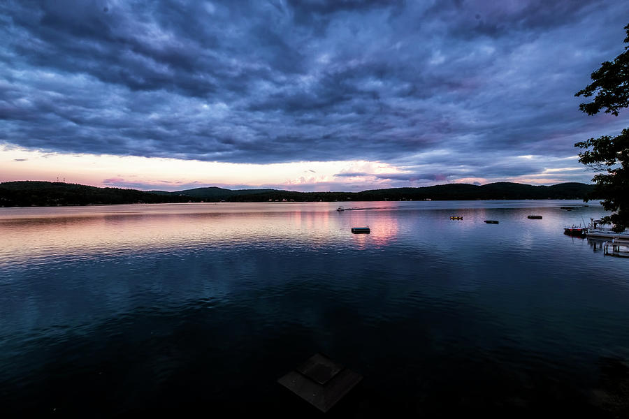 Lake Evening Photograph by Tom Singleton