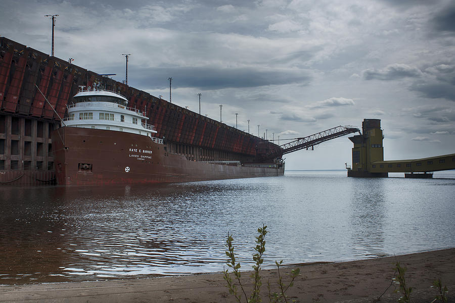 Lake Freighter Photograph by Dan Hefle