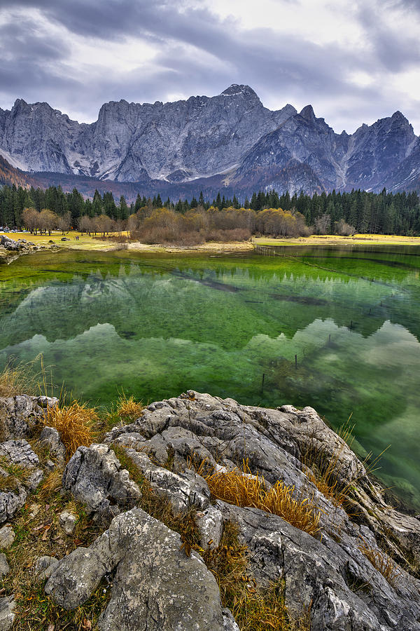 Lake Fusine Photograph by Ivan Slosar