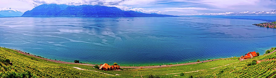Lake Geneva, Switzerland Panorama Photograph by Mountain Dreams