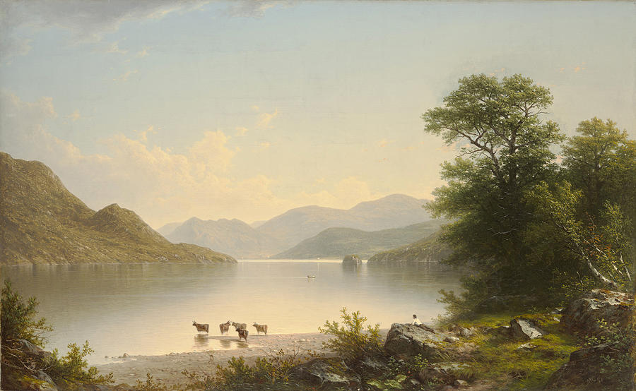 Lake George 2 Painting by John William Casilear