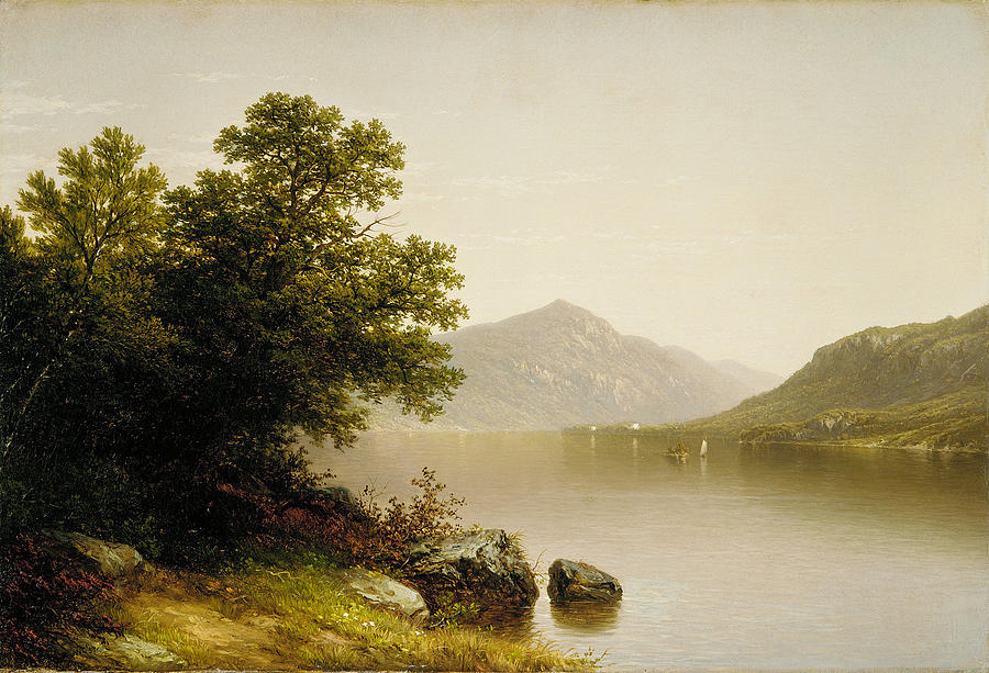 Lake George Painting by John William Casilear