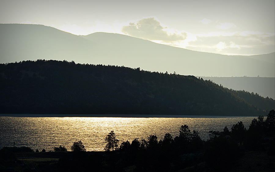 Sunset Photograph - Lake Glimmer by AJ  Schibig