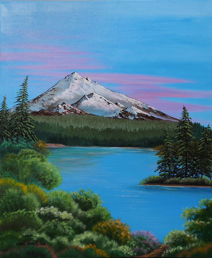 Lake Guardian Painting by Carol Sabo