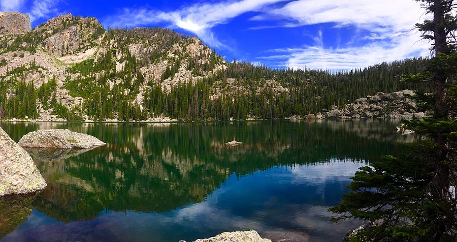 Lake Haiyaha Photograph by Brian Goodbar - Fine Art America