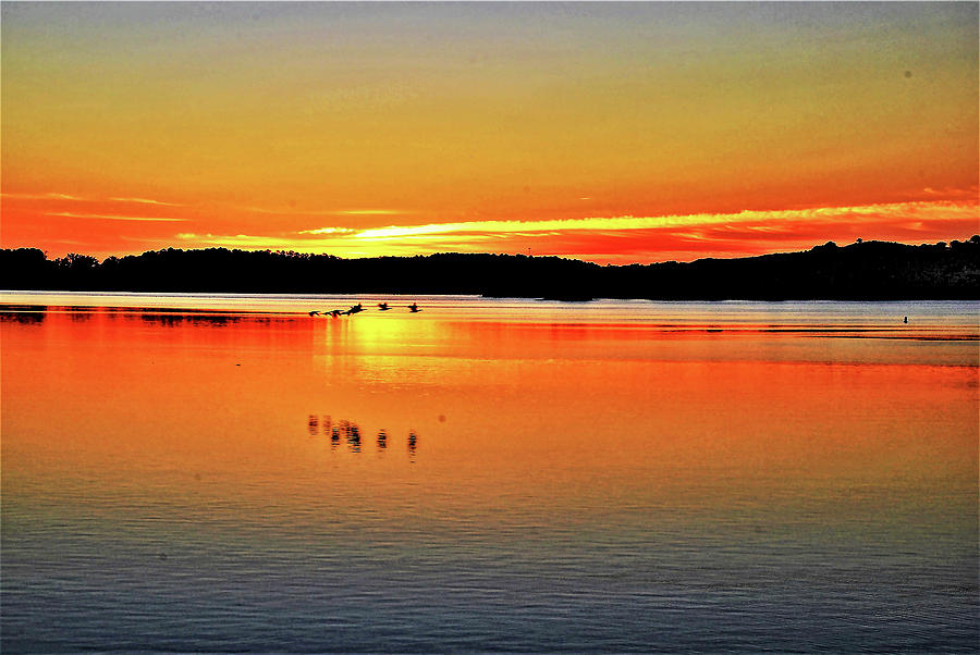 Lake Hamilton Sunrise Photograph by Jerry Connally