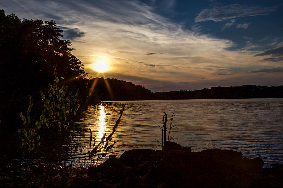 Lake Hartwell Sunset Photograph By Todd Wise