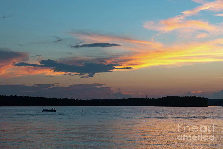 Lake Hartwell Sunset Wishes Photograph by Dale Powell