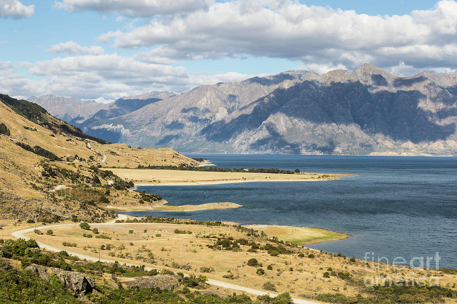 Lake Hawea in New Zealand Photograph by Didier Marti