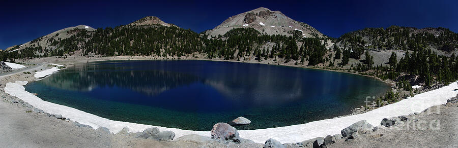 Mirror Photograph - Lake Helen Lassen by Peter Piatt Mirror Photograph - Lake Helen Lassen by Peter Piatt