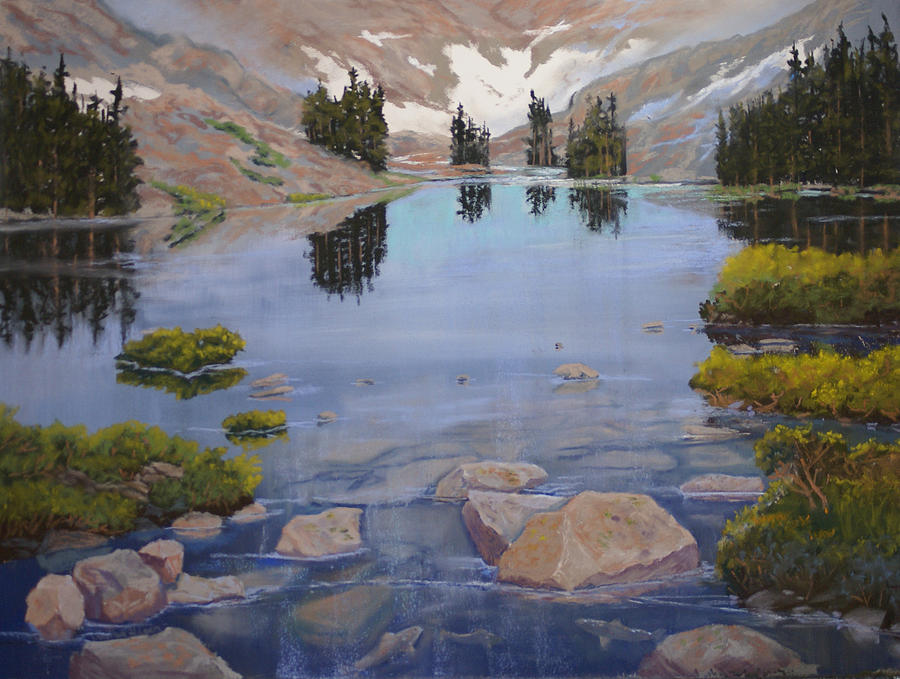 Lake Helene Painting by Heather Coen