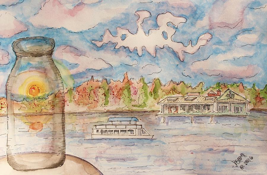 Lake Hopatcong Painting by Jason Nicholas