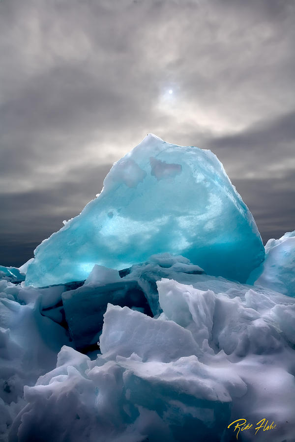 Lake Ice Berg Photograph by Rikk Flohr