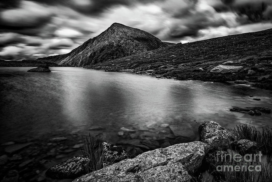 Summer Photograph - Lake Idwal Snowdonia by Adrian Evans