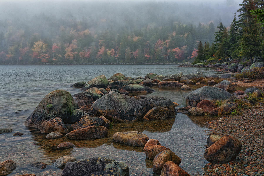 Lake In Maine Acadia National Park layer IMG 6474 Photograph by Greg Kluempers