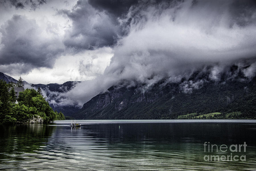 Mountain Photograph - Lake In the Julian Alps Slovenia 1  by Timothy Hacker