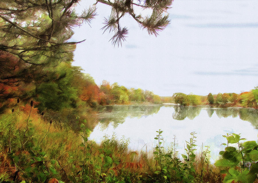 Lake Katherine In October Photograph by Cedric Hampton