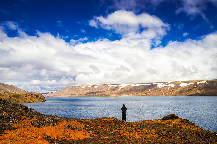 Lake Kleifarvatn Iceland Photograph by Matthias Hauser