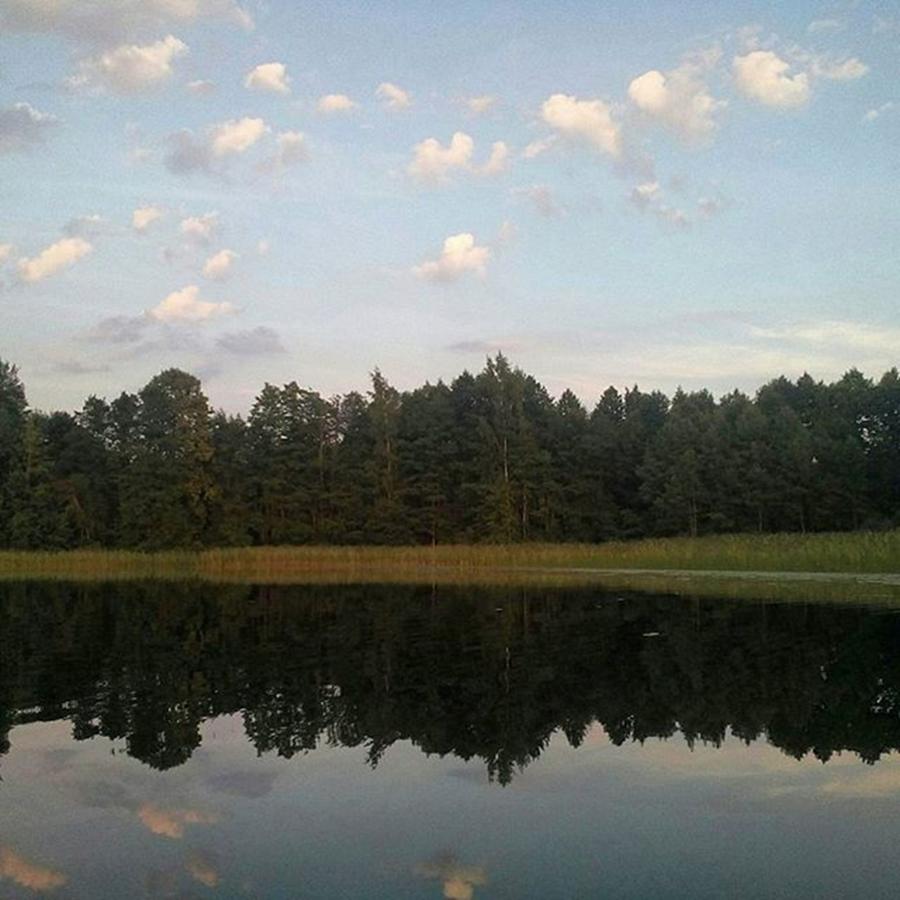 Evening Photograph - #lake #latvian #latgale #latvia #sky by Olga Strogonova