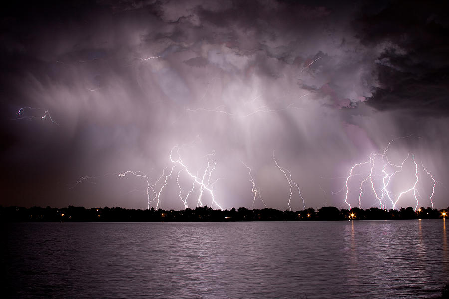 Nature Photograph - Lake Lightning by James BO Insogna