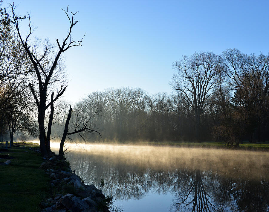 Lake Loramie Morning Photograph by Robert A Clayton