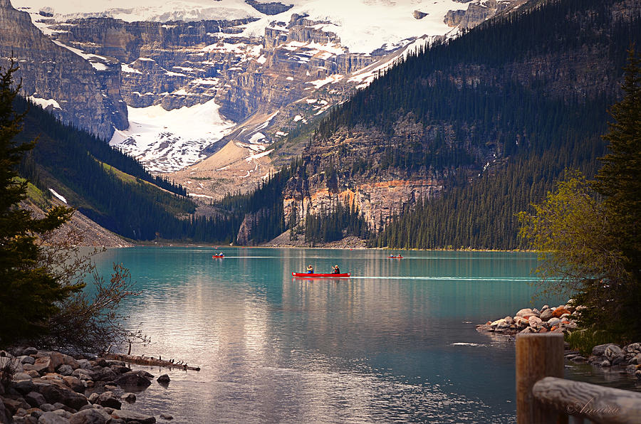 Lake Louise - Banff National Park Photograph by Maria Angelica Maira