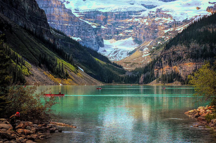 Lake Louise - Canadian Rockies  Photograph by Maria Angelica Maira