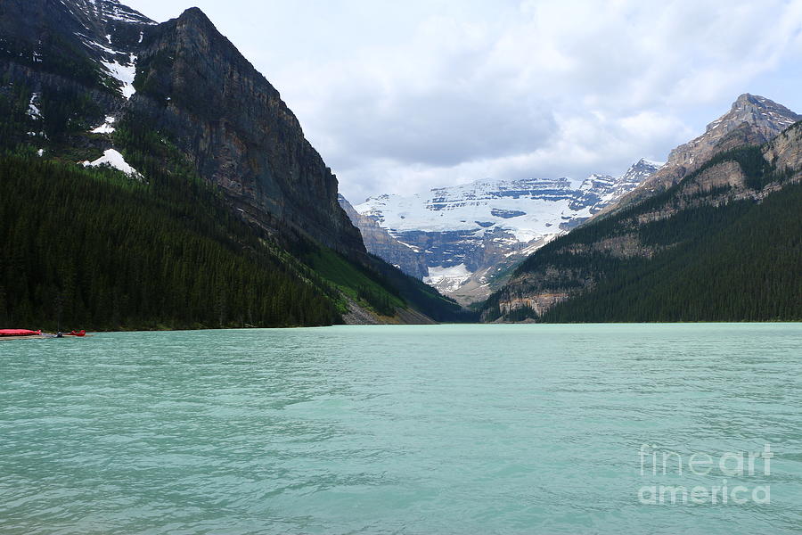 Lake Louise From Eastern Shoreline Photograph by Christiane Schulze Art And Photography