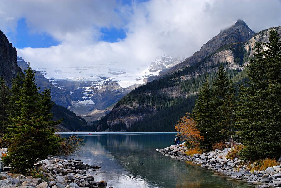 Banff National Park Photograph - Lake Louise by Larry Ricker