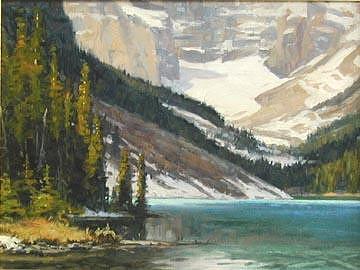 Lake Louise Painting - Lake Louise by Tony Bianco Lake Louise Painting - Lake Louise by Tony Bianco